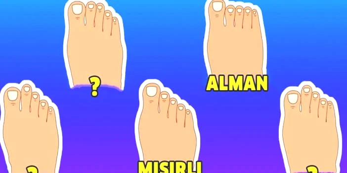 Ayak şekliniz kökeninizi ele veriyor! Ayağına bak Yunan, Roma, Alman, Mısır, Kelt ayak şeklinden hangisine sahipsin öğren...