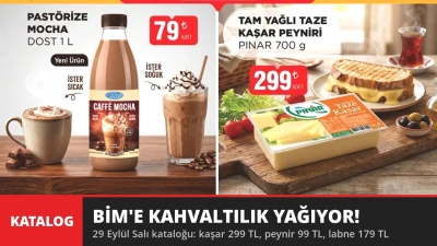 BİM'e Salı Günü Kahvaltılık Yağıyor! Kaşar Peyniri 299 TL