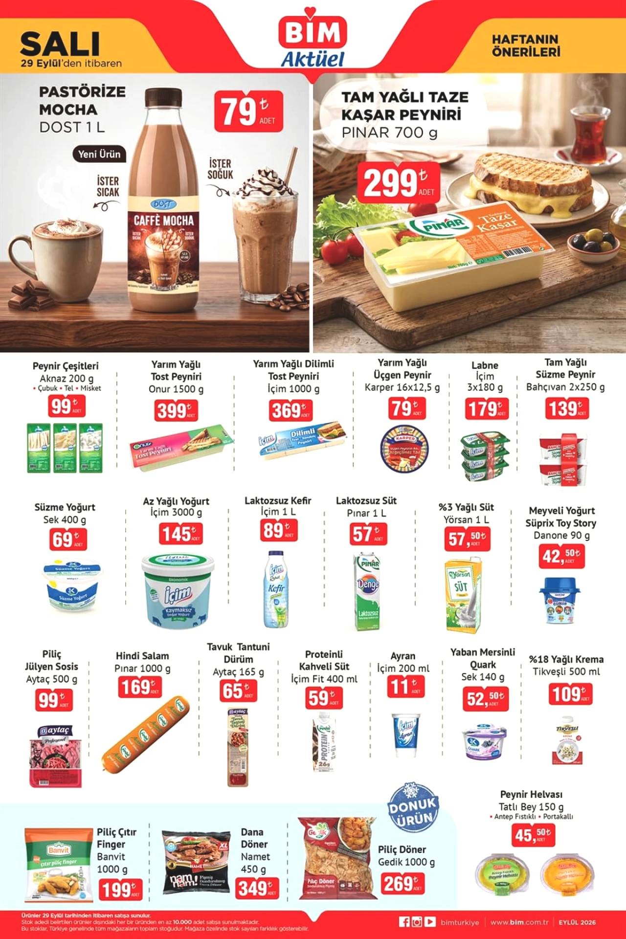 BİM'e Salı Günü Kahvaltılık Yağıyor! Kaşar Peyniri 299 TL