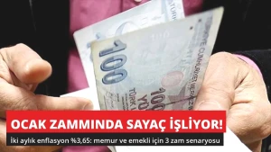 Memur ve Emekli İçin Ocak Zammı Hesabı! İki Aylık Enflasyon Belli Oldu
