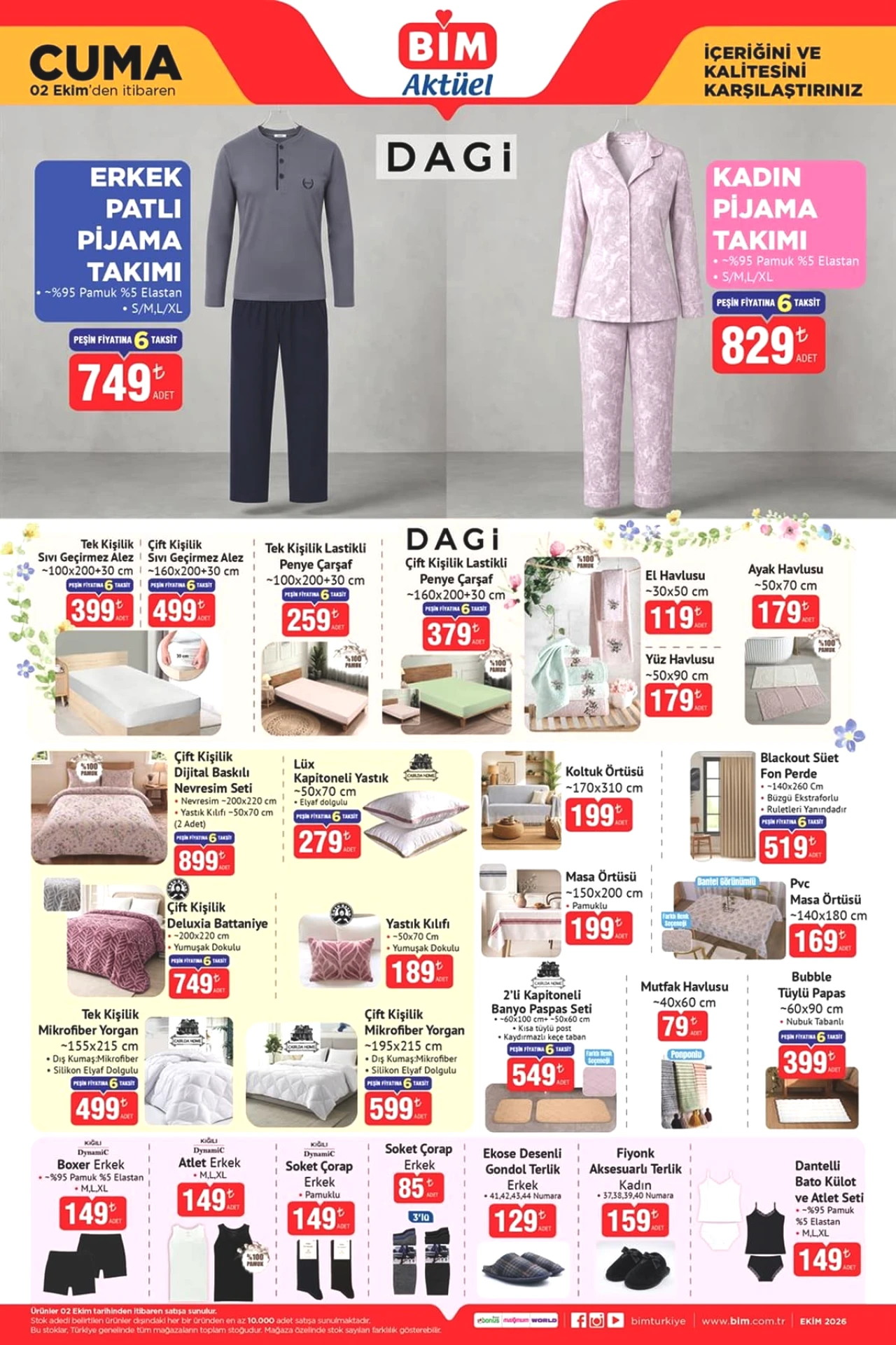 BİM'e Cuma Günü Kışlık Yorgan Geliyor! Fiyatı 499 TL'den Başlıyor