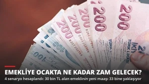 Emekliye Ocakta Ne Kadar Zam Gelecek? 4 Senaryo Hesaplandı