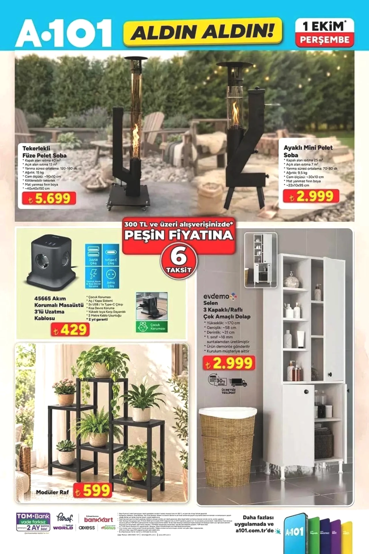A101'e Perşembe 65 İnç TV ve Beyaz Eşya Geliyor! Fiyatlar Belli Oldu