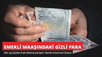 Emekli Maaşındaki Gizli Para! Ek Ödemenizi 10 Saniyede Bulun