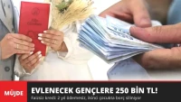 Evlenecek Gençlere 250 Bin TL Faizsiz Kredi! Eylül Ödemesi Yapıldı