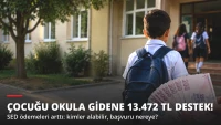 Çocuğu Okula Gidene 13.472 TL Destek! SED Ödemeleri Arttı