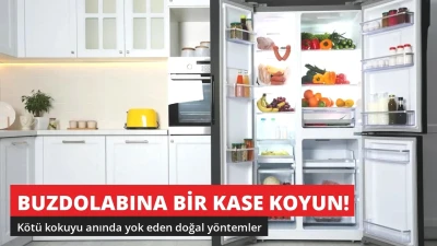 Buzdolabına Bir Kase Koyun! Kötü Kokuyu Anında Yok Ediyor
