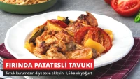 Fırında Patatesli Tavuk Kurumasın! Sosa Eklenen Tek Malzeme
