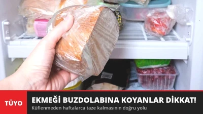 Ekmeği Buzdolabına Koyanlar Dikkat! Küflenmeden Saklamanın Yolu