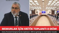 Memurlar İçin Kritik Toplantı 8 Ekim'de! 3600 Ek Gösterge Masada