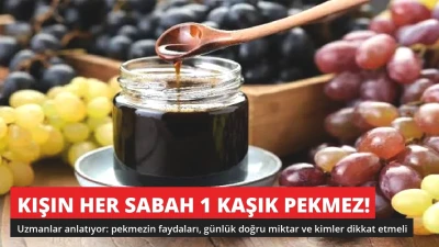 Kışın Her Sabah 1 Kaşık Pekmez Yiyenlerde Ne Değişiyor?
