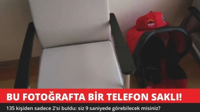 Bu Fotoğrafta Bir Telefon Saklı! 135 Kişiden Sadece 2'si Buldu
