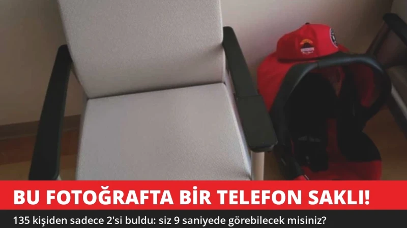 Bu Fotoğrafta Bir Telefon Saklı! 135 Kişiden Sadece 2'si Buldu