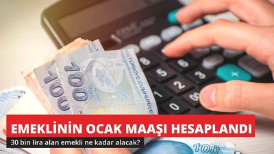 Emeklinin Ocak Maaşı Kuruşu Kuruşuna Hesaplandı! 30 Bin Alan Ne Alacak?