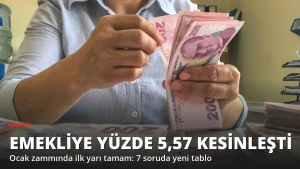 Emeklinin Ocak Zammında İlk Yarı Tamam! Yüzde 5,57 Kesinleşti, İşte 7 Soruda Tablo